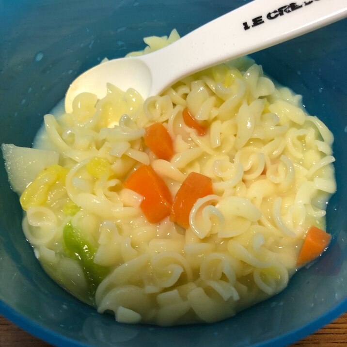 離乳食完了期 野菜のコーンスープマカロニ レシピ 作り方 By ズボラでもおいしいごはんが食べたい 楽天レシピ